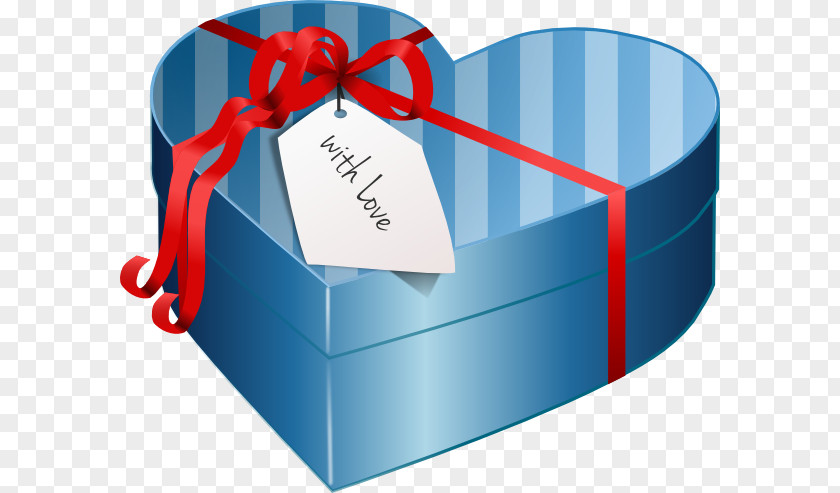 Small Present Cliparts Box Gift Valentines Day Heart Clip Art PNG