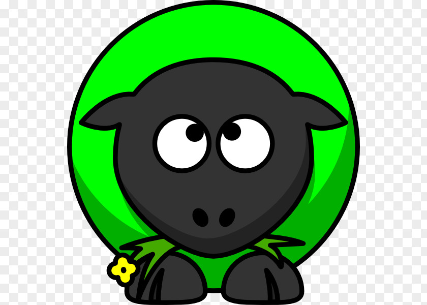 Cross Eyed Cartoon Sheep Drawing Clip Art PNG