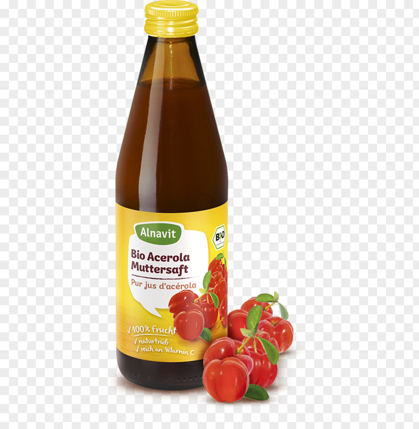 Juice Organic Food Malpighia Glabra Barbados Cherry Direktsaft PNG