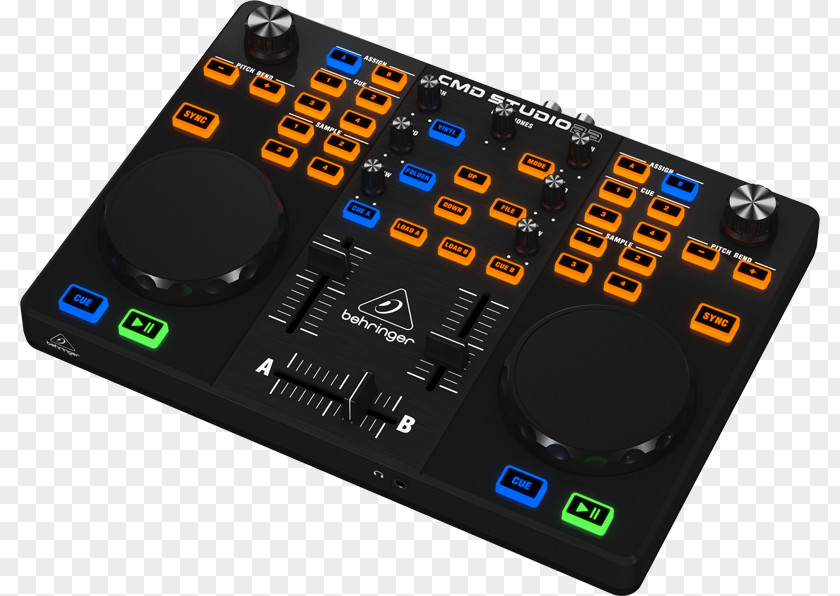 Musical Instruments DJ Controller BEHRINGER Behringer CMD STUDIO 2A Disc Jockey MIDI Controllers Audio Mixers PNG