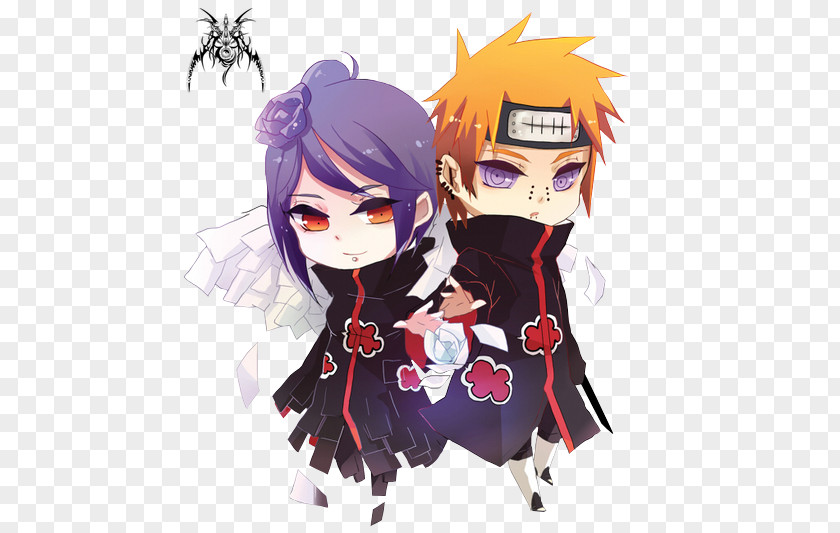 Naruto Pain Konan Kakuzu Yahiko Akatsuki PNG