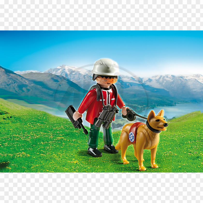 Rescuer Dog Toy Mountain Rescue Playmobil PNG