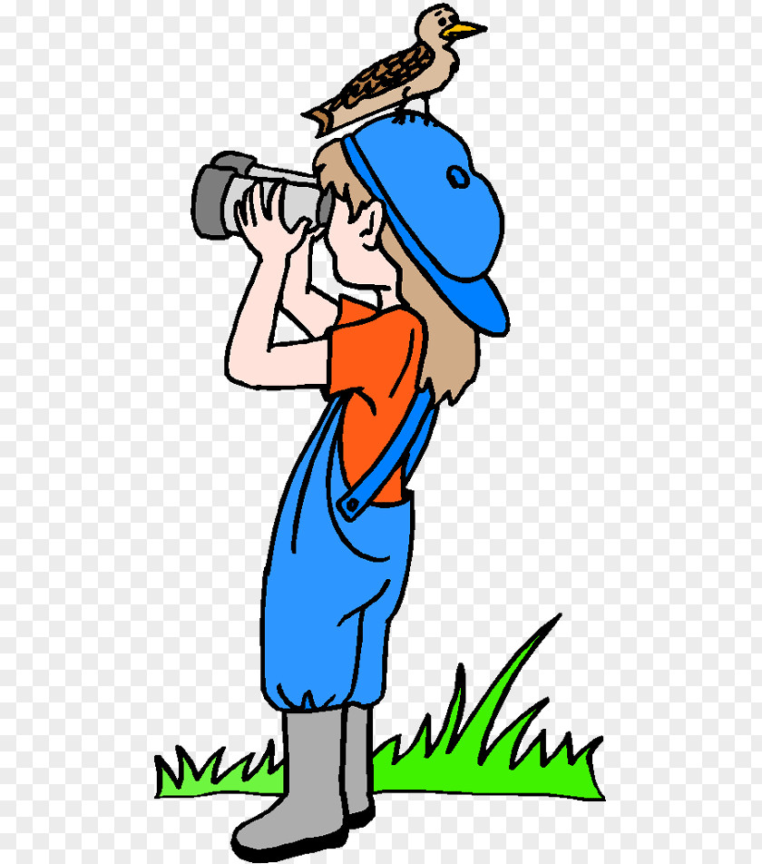 Corps Birdwatching Animation Clip Art PNG