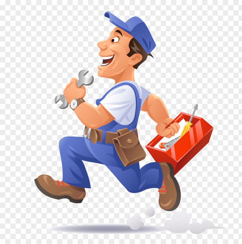 Handle The Maintenance Personnel Of Toolbox Laborer Computer File PNG