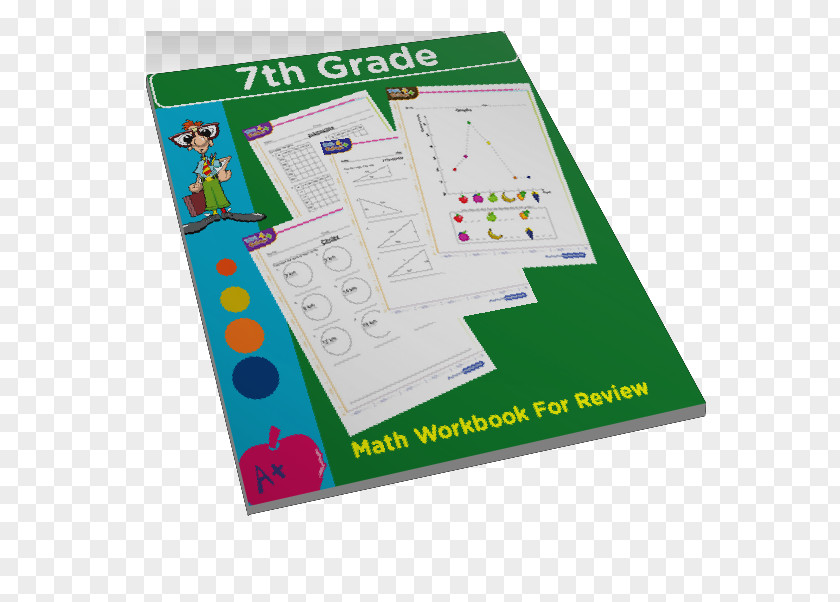Kids Math Workbook Seventh Grade Education Number Mathematics PNG