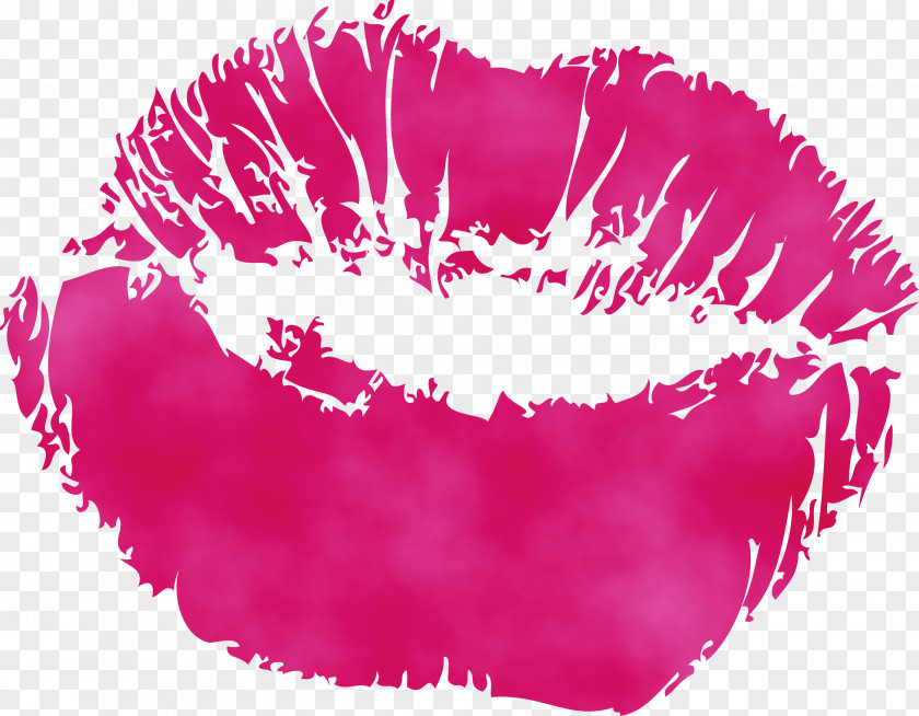 Lip Red Pink Magenta Mouth PNG