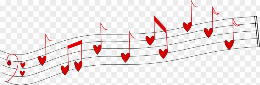 Musical Note Heart Song PNG