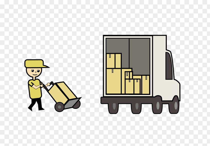 Vehicle Rolling Warehouse Cartoon PNG