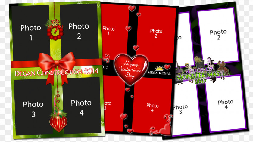 Christmas Slider Photo Booth Brand Holiday PNG