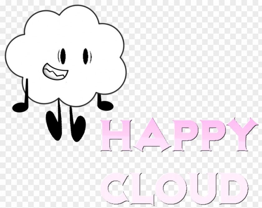 Happy Cloud Logo Finger Mammal Clip Art PNG