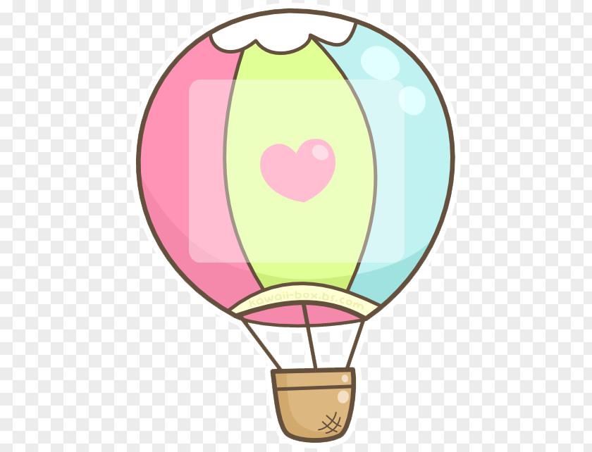 Kawaii Ice Cream Clip Art Hot Air Balloon Food Line PNG