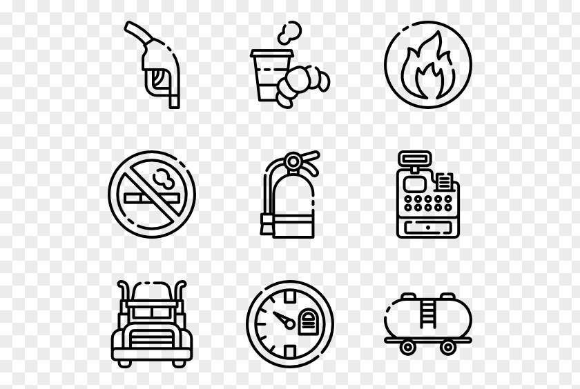 Gas Station Drawing Symbol Clip Art PNG