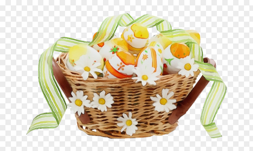 Mishloach Manot Easter Food Basket Baking Cup Gift Wicker PNG