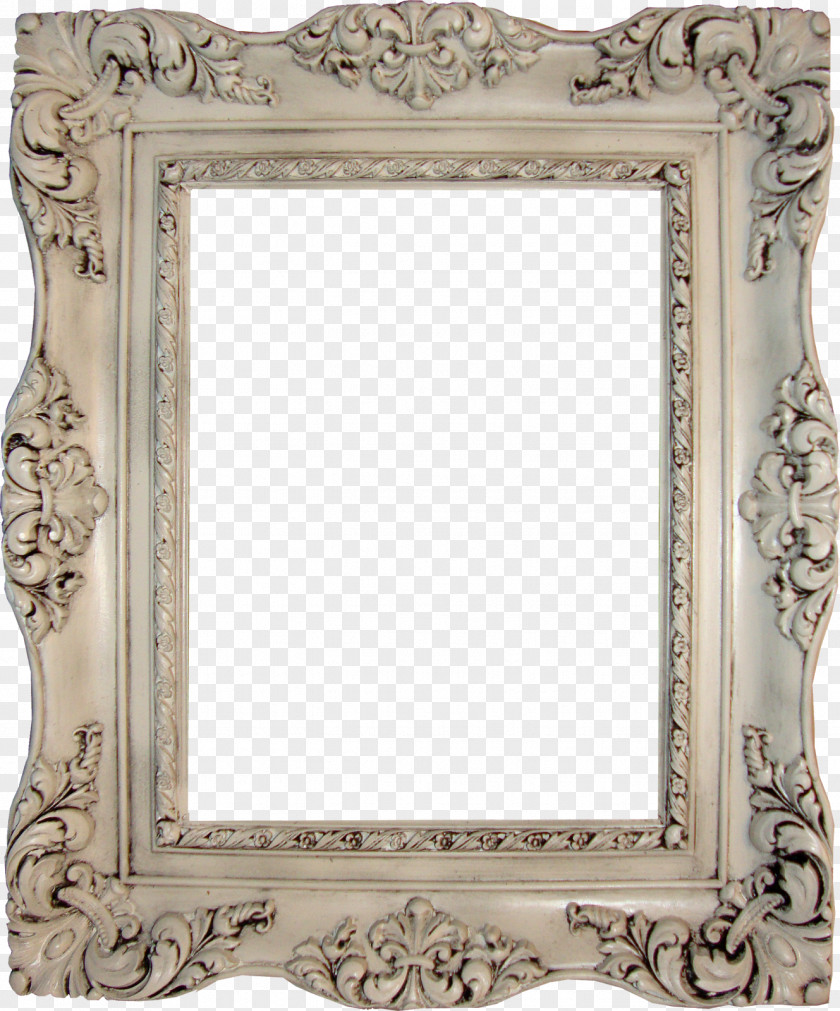 Vintage Frame Photo Picture Antique Clothing Table Mirror PNG
