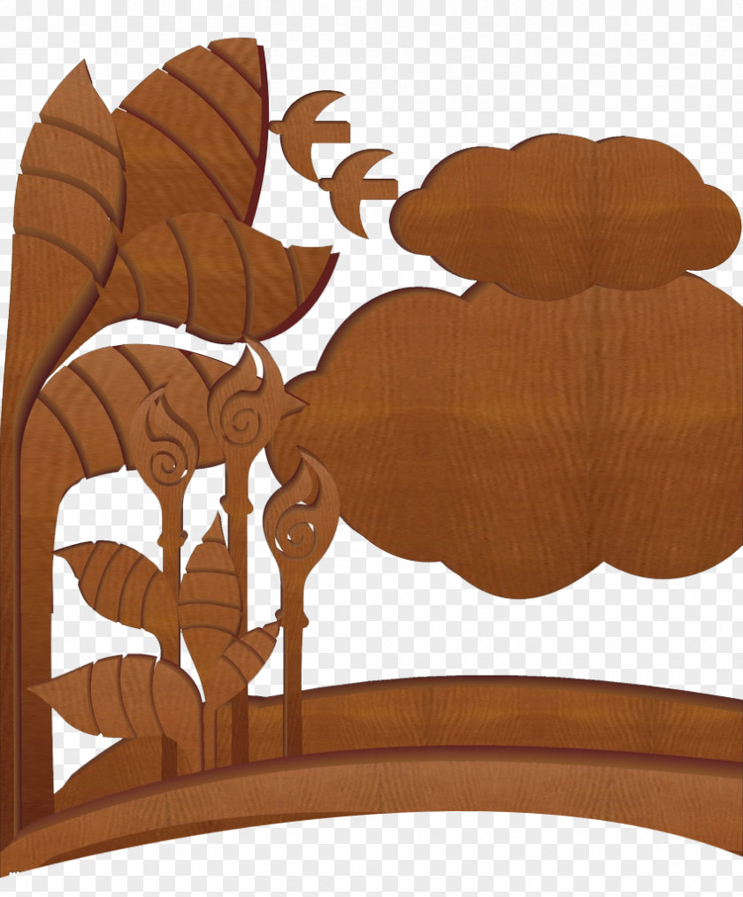 Wood Flowers And Trees Tree Illustration PNG