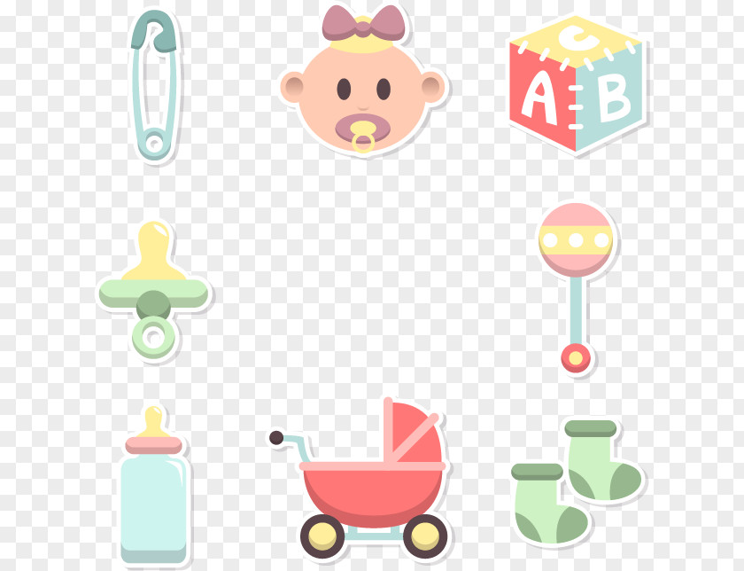 8 Baby Creative Elements Infant Euclidean Vector Download Icon PNG