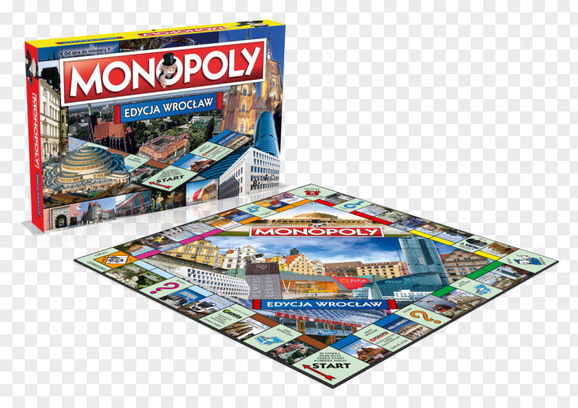 Monopoly Board Junior Wrocław Game Winning Moves PNG