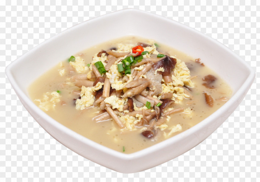 Mushrooms And Egg Soup Batchoy Chicken Vegetarian Cuisine Breakfast Asian PNG