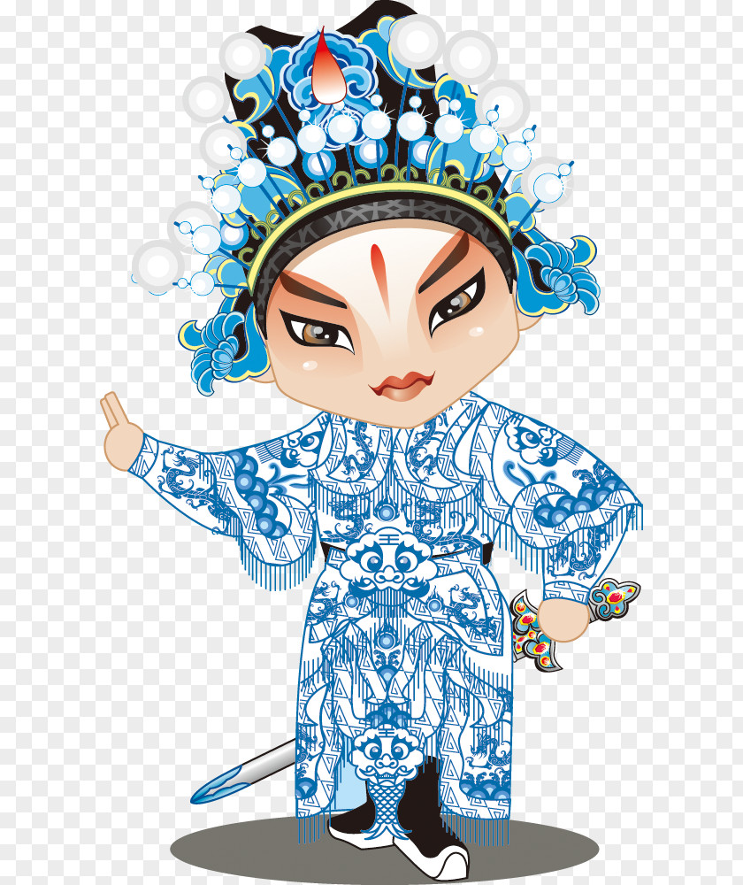 Peking Opera Cartoon Download PNG