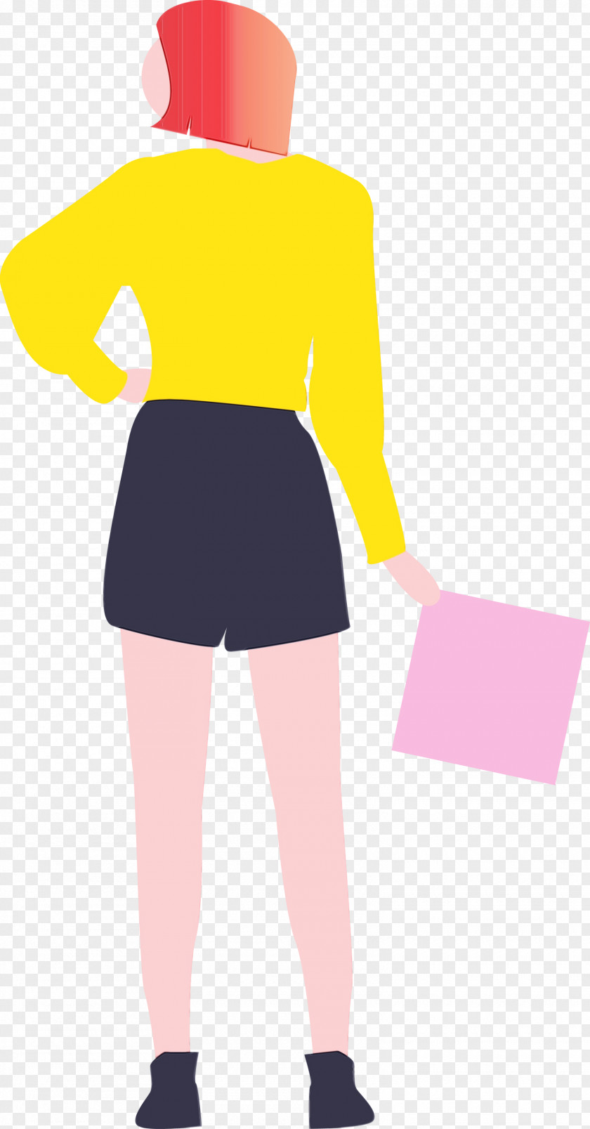 Clothing Yellow Waist Standing Uniform PNG