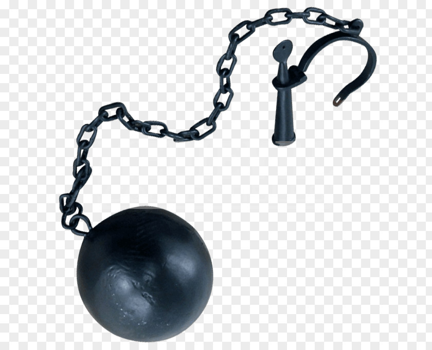 Iron Chain Ball And Legcuffs Prison Padlock PNG