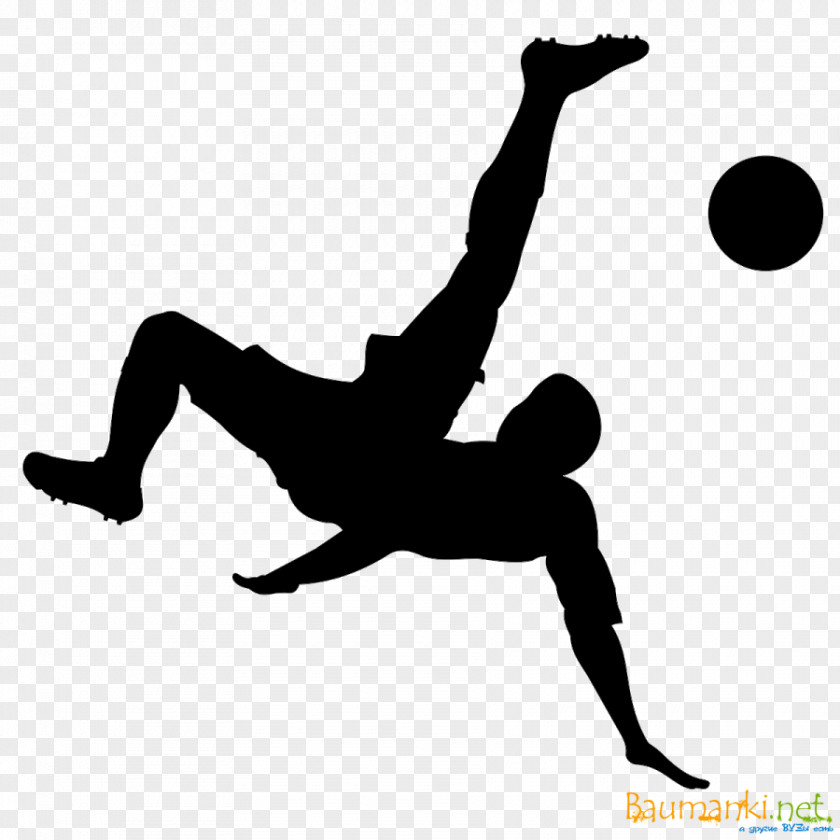 Silhouette Bicycle Kick Clip Art Football PNG
