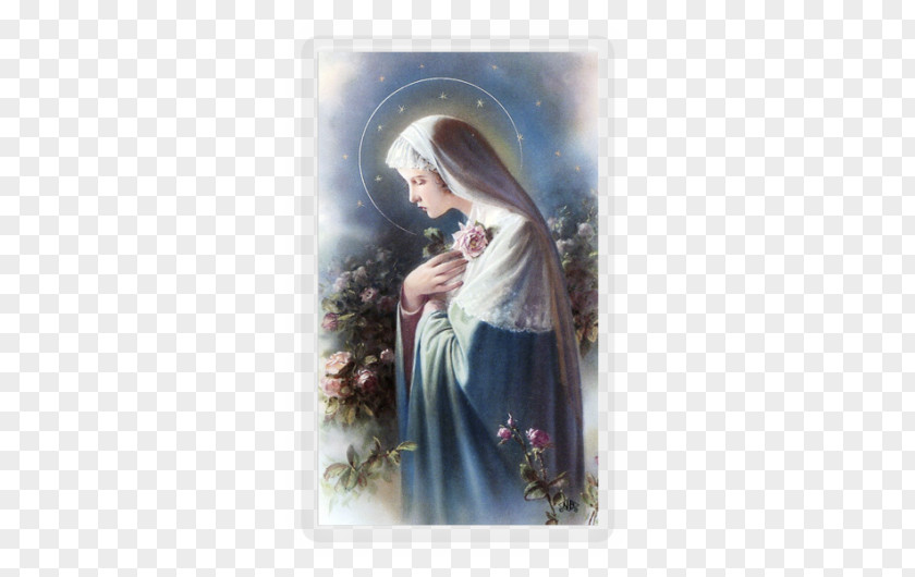 Image Of Mother Perpetual Help Prayer To St Rose Lima Holy Card Rosa Mystica Rosary 23rd Psalm PNG