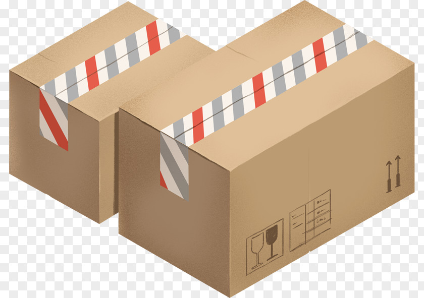 Parcel Package Delivery Cardboard Trinet Express Box PNG