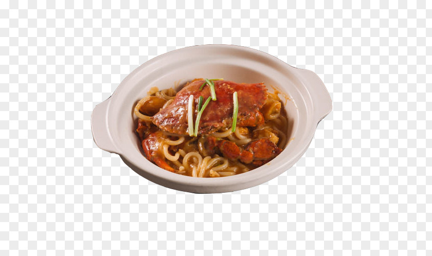 Udon Crab Pot Spaghetti Alla Puttanesca PNG