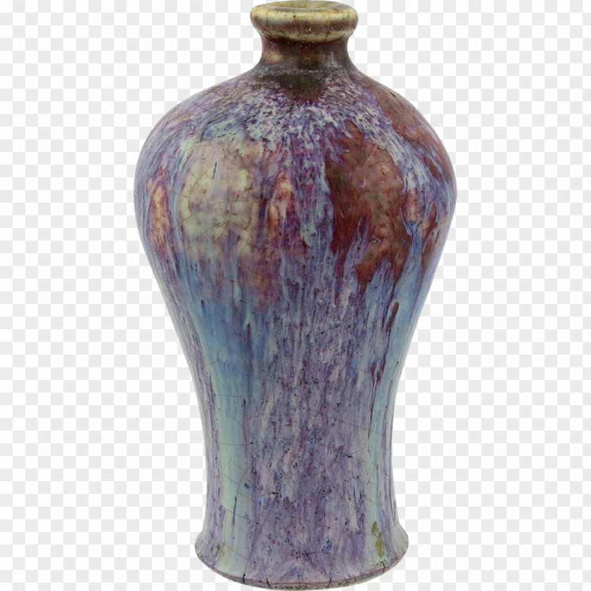 Vase Ceramic Pottery Urn Purple PNG