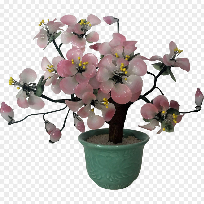 Bonsai Blossom Flowerpot Artificial Flower Cut Flowers PNG