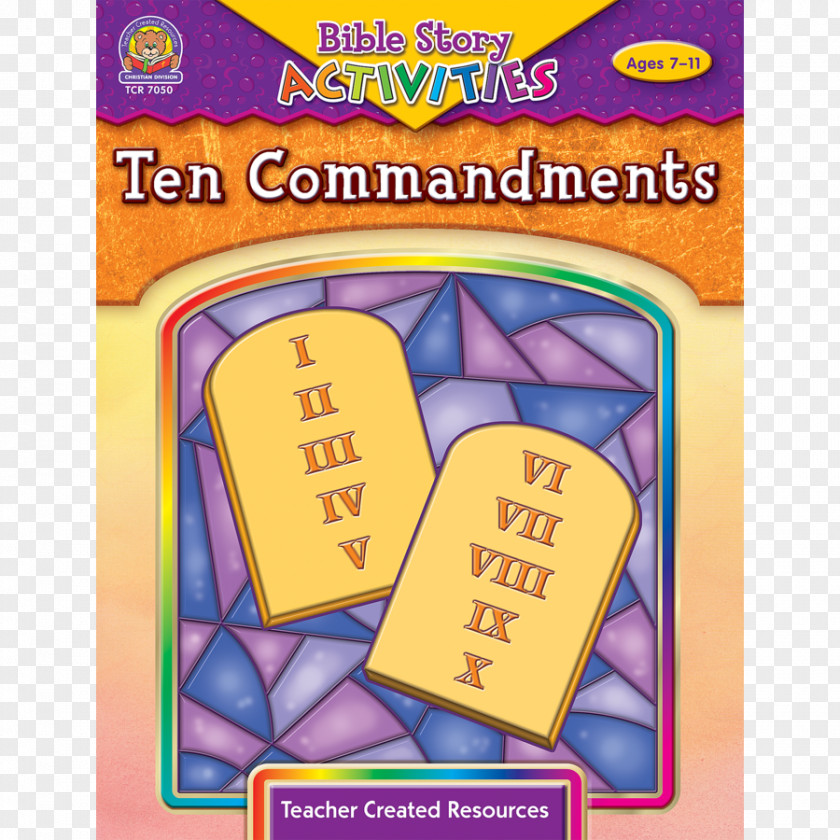 Book Bible Story Stories & Activities: Ten Commandments PNG