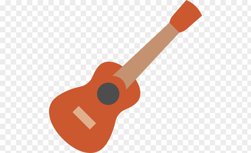 Cartoon Guitar Ukulele Musical Instruments PNG