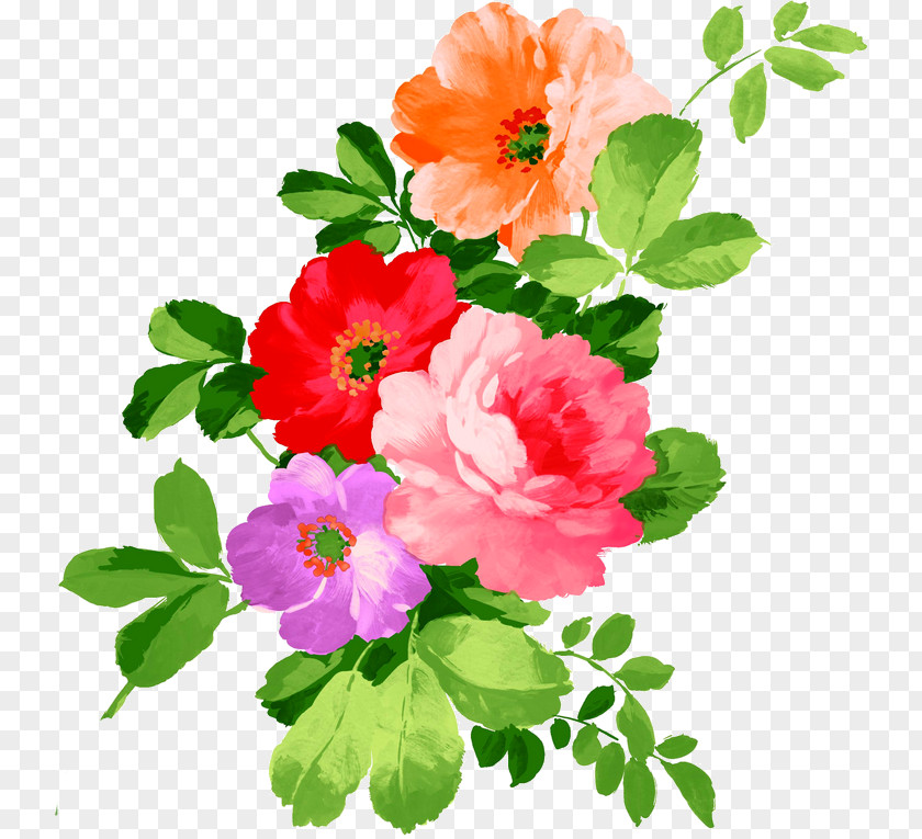 Painting Watercolor Paper Flower Drawing PNG
