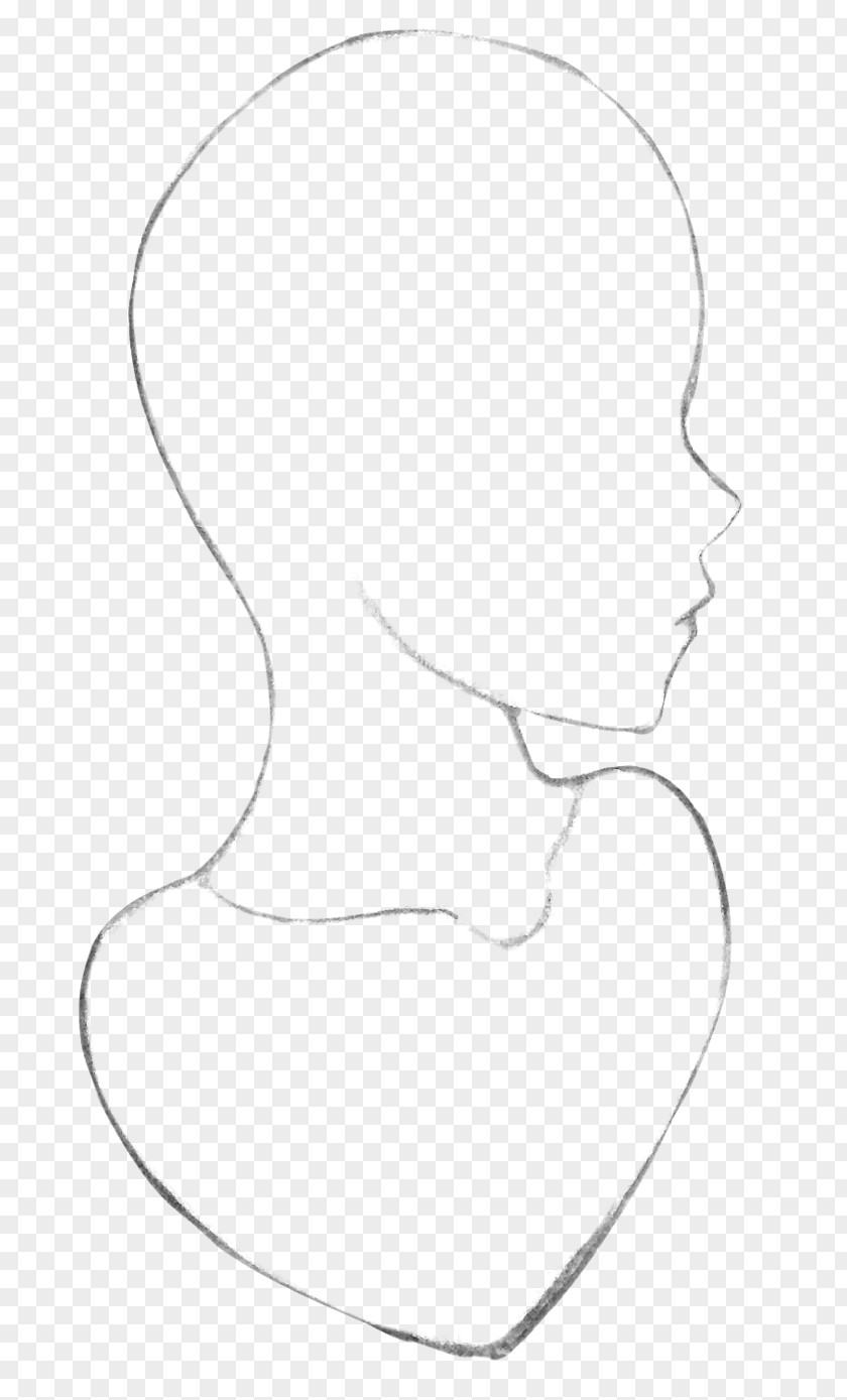 Side Profile Ear Jaw Mouth PNG