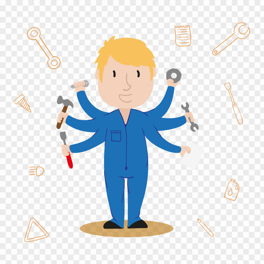 Engenier Cartoon Clip Art Image Download PNG