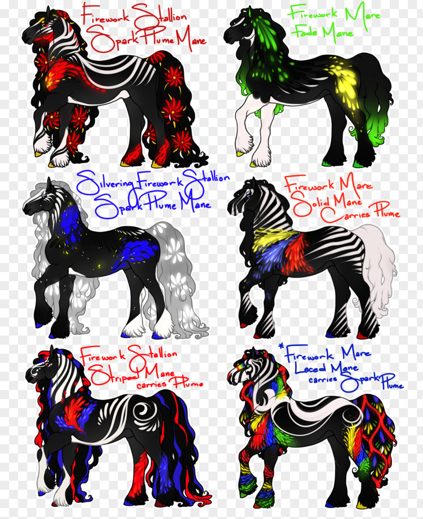 Horse Legendary Creature Font PNG