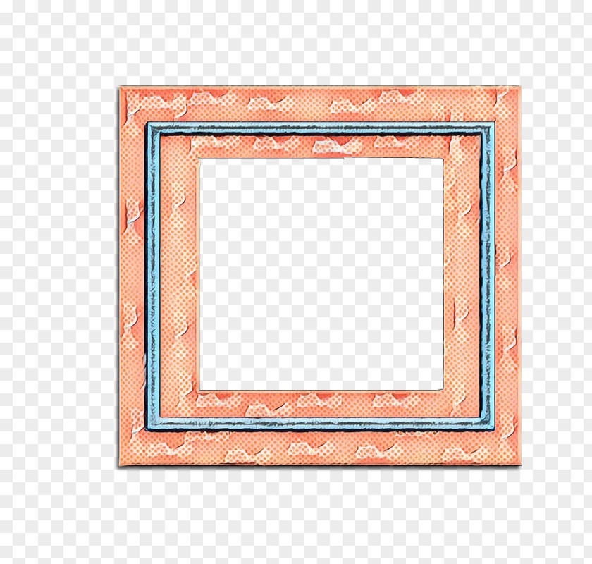 Peach Beige Retro Background Frame PNG