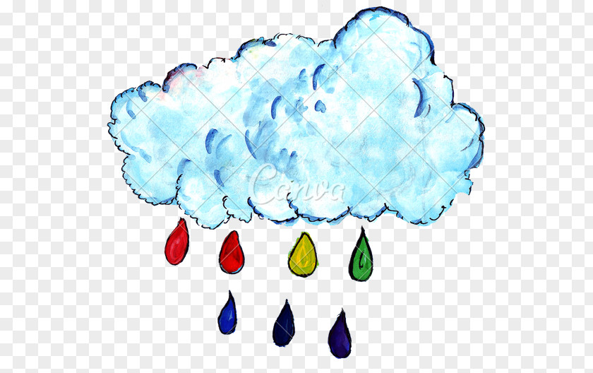 Rainbow Drawing Watercolor Painting Cloud Clip Art PNG