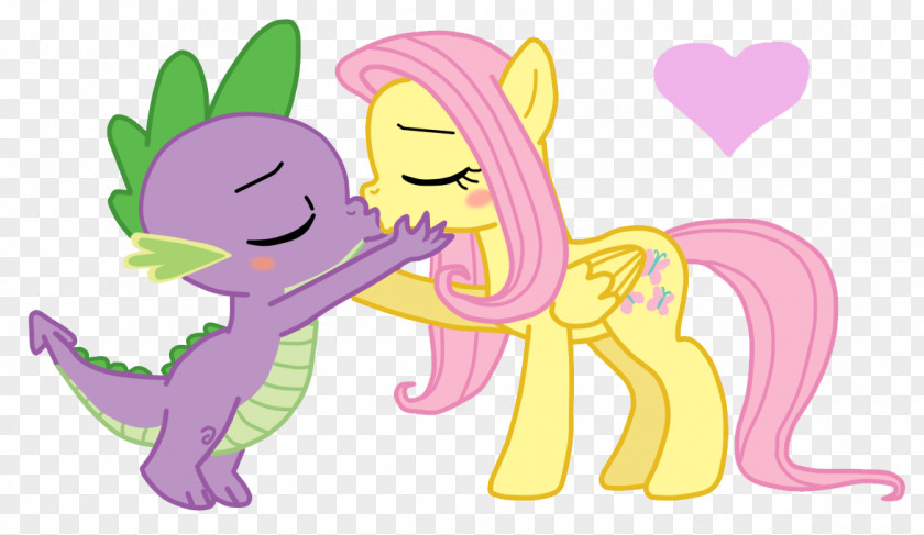 Shy Kiss Pony Spike Rarity Fluttershy Applejack PNG