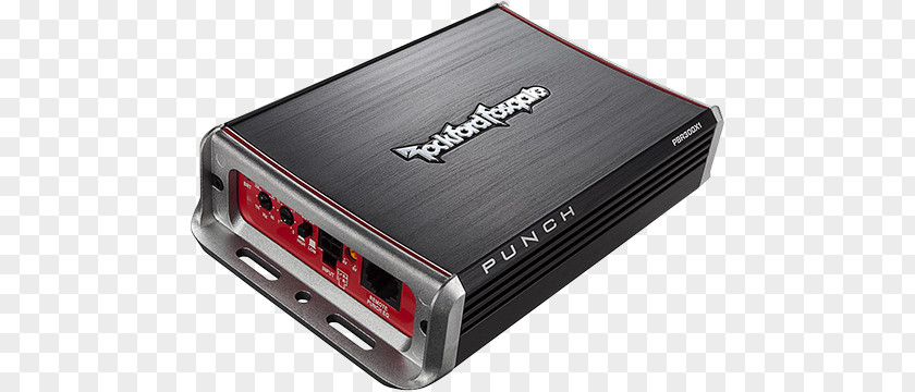 Stereo Amplifier Car Rockford Fosgate Punch PBR300X4 Audio Power PNG