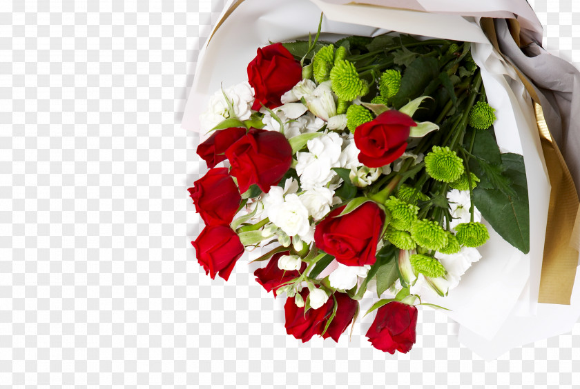 A Bouquet Of Flowers Love Letter Valentines Day Romance Heart PNG