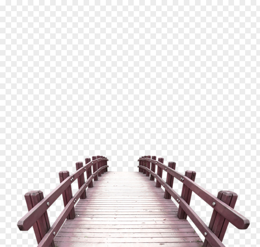 Bridge To The Distant Timber Wood Clip Art PNG