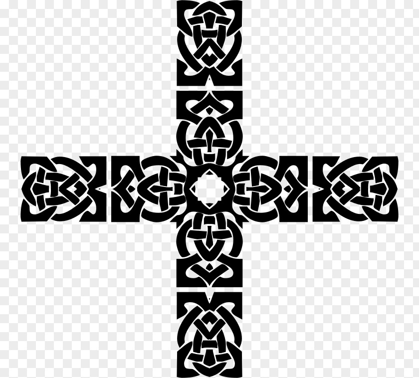 Christian Cross Portugal Celtic Knot PNG
