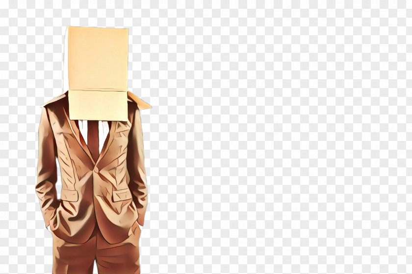 Costume Paper Bag Brown Outerwear Footwear Beige Leather PNG