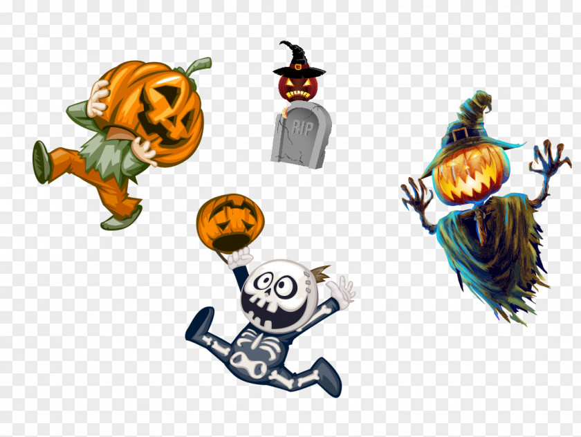 Halloween Horror Pumpkin Man Jack-o-lantern PNG