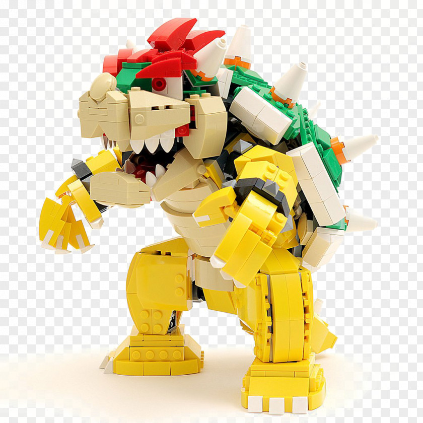 Nintendo Bowser Lego House Toy PNG