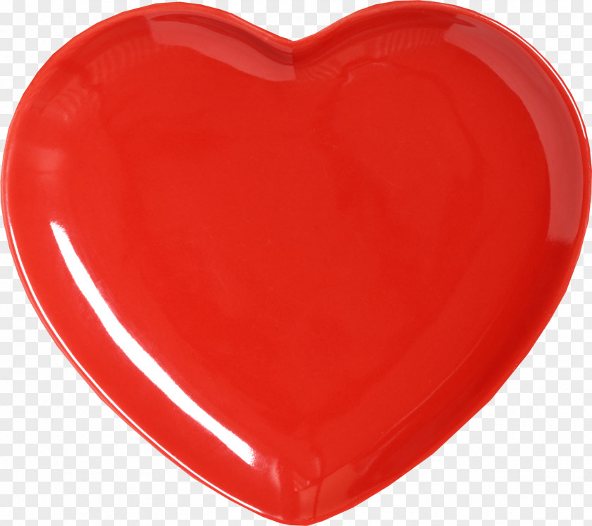 Beautiful Red Peach Heart Valentines Day Gift Love PNG