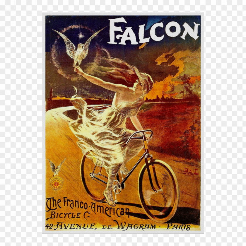 Bicycle Poster Cycling Falcon Cycles PNG