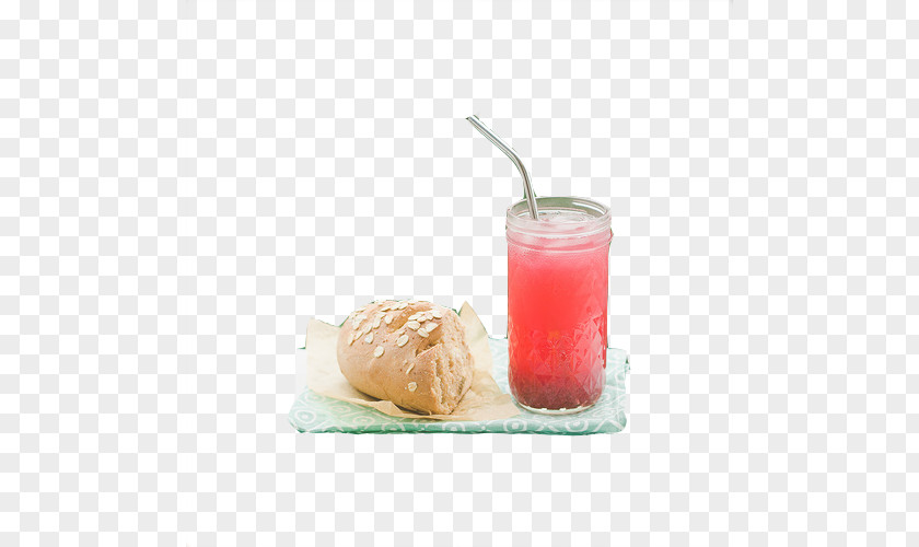 Bread And Red Bayberry Juice Strawberry Towel PNG